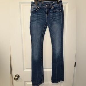Miss Me Dark Blue Flare Jeans